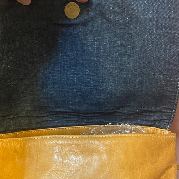 Ceri Hoover Kennon Shoulder Bag Made in L.A. Tan Leather Suede Flap Retails $425 - Picture 8 of 12